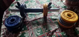 Manubri e pesi regolabili con panca per addominali