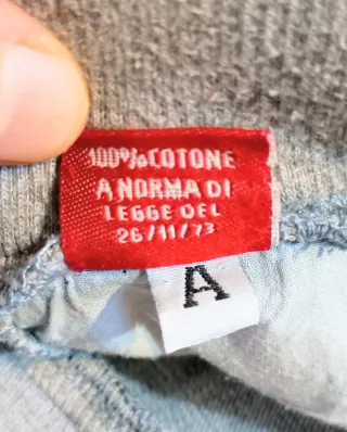 Jeans vita elasticizzata con laccetto