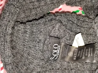 Scaldacollo lana grigio