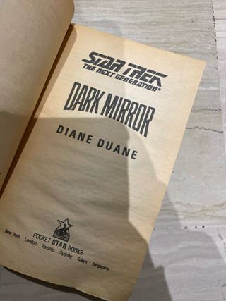 Libro: Star Trek the next generation. Dark Mirror