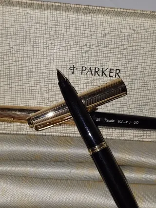 Parker Pluma Estilogra1/10 12k G.F. Made in usa