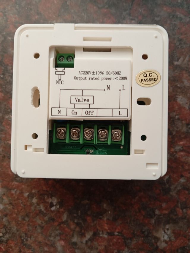 TERMOSTATO DIGITAL CALEFACCIÓN