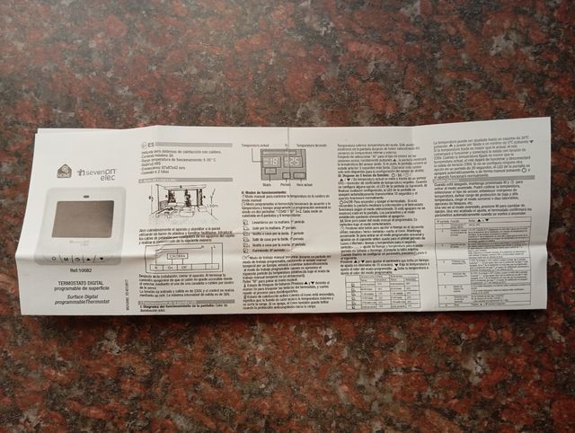 TERMOSTATO DIGITAL CALEFACCIÓN