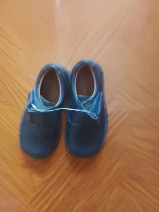 Zapatos niño azul 25 número