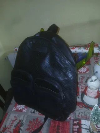 Mochila Hugo Boss Piel Negra