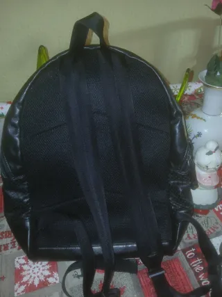 Mochila Hugo Boss Piel Negra