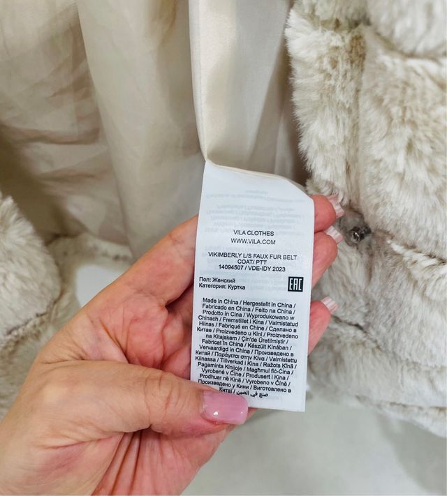 Abrigo pelo Vila Talla XS