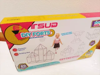 EXTSUD DIY FORTS Juego Construcción 90 Piezas
