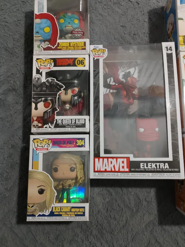 Lote Funkos Pop Marvel, DC y Dragon Ball