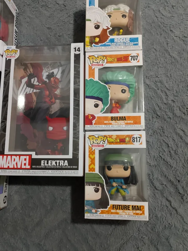 Lote Funkos Pop Marvel, DC y Dragon Ball