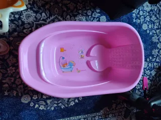 Bañera para bebé rosa