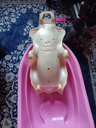 Bañera para bebé rosa