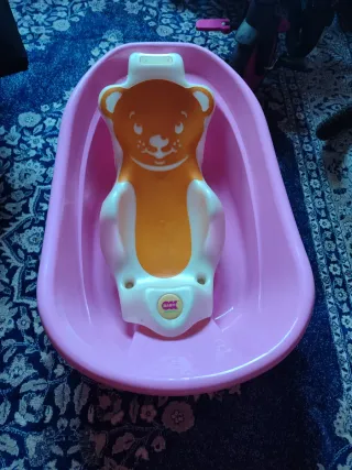 Bañera para bebé rosa