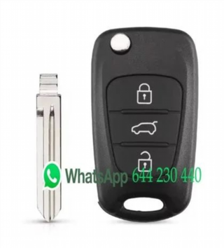 Carcasa llave 3 botones Hyundai,Kia