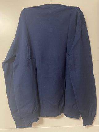 Jersey Cortefiel Azul Marino Cuello Pico