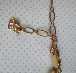 Gargantilla Swarovski dorada con cristales