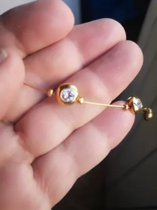 Gargantilla Swarovski dorada con cristales