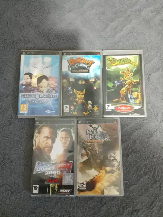 Lote 5 Juegos PSP: Code Lyoko, Ratchet & Clank, Da