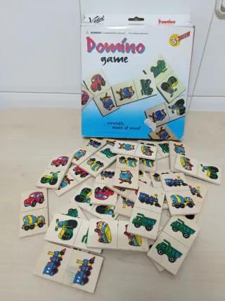 Dominó infantil de madera