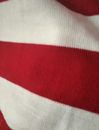 Jersey Rayas Rojas y Blancas