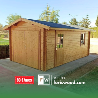 Garaje 18,2 m2 Aislamiento + tratamiento Incluidos