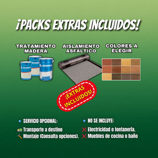 Garaje 18,2 m2 Aislamiento + tratamiento Incluidos