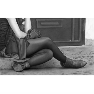 Obra de Arte Moderno Blanco y Negro