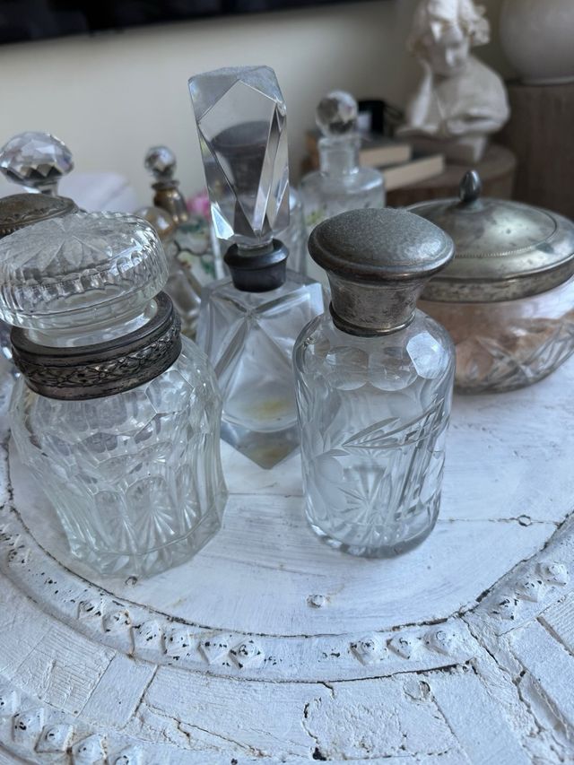 Antigas garrafinhas de perfumista