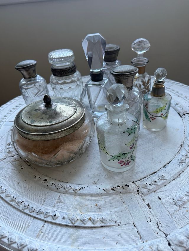 Antigas garrafinhas de perfumista