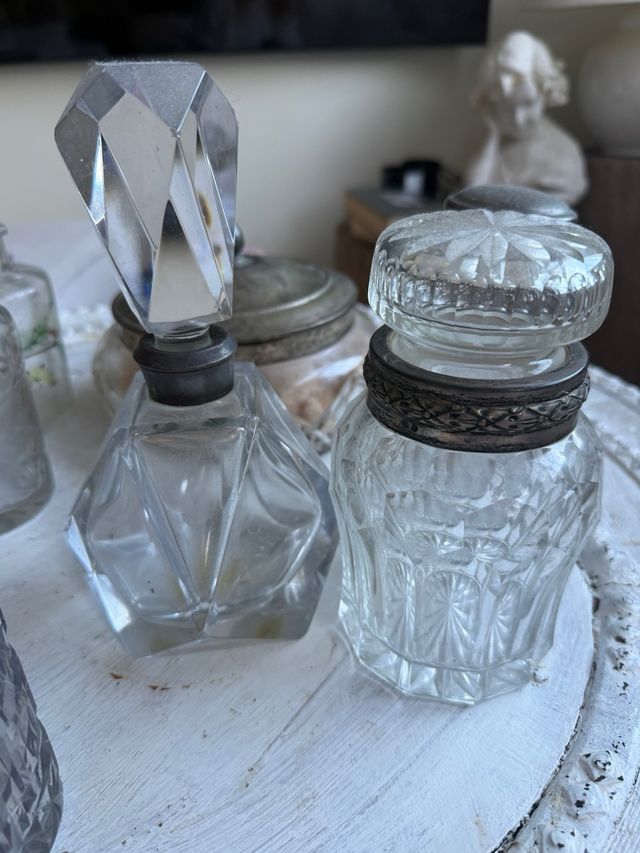 Antigas garrafinhas de perfumista