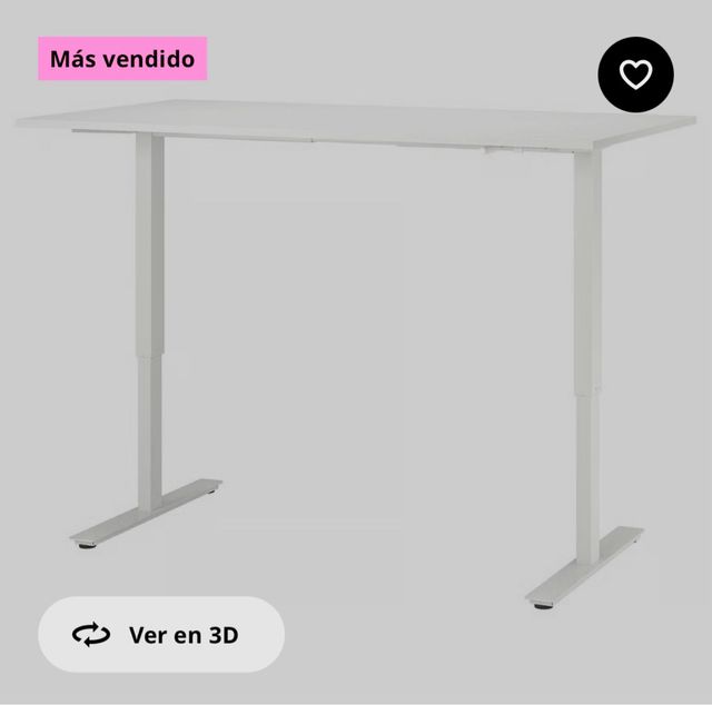Scrivania elevabile IKEA TROTTEN 160x80 cm