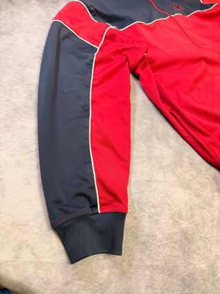 Sudadera Kappa Talla XXL Roja y Azul