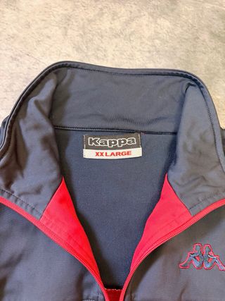 Sudadera Kappa Talla XXL Roja y Azul