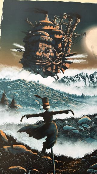 Póster El Castillo Ambulante Studio Ghibli 61x91,5