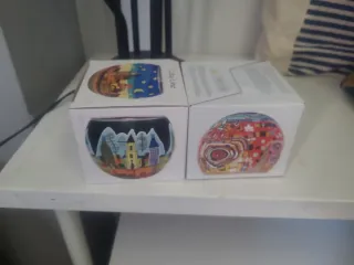 Lámpara de pie decorativa con 6 portavelas