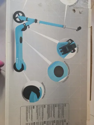 Patinete Eléctrico Infantil Azul