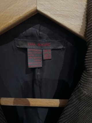 Chaqueta americana pana mujer marrón