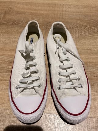 Converse Chuck Taylor All Star Blancas Talla 38