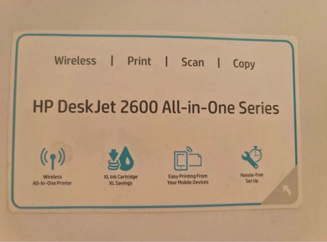 Impresora HP DeskJet 2600 All-in-One