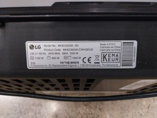 Microondas LG Blanco Inverter Nuevo