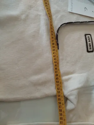 Maglione con cappuccio beige e marrone