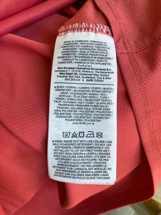 Camiseta deportiva Nike mujer Talla XL