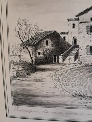 Predappio La casa dove è nato il Duce 1940