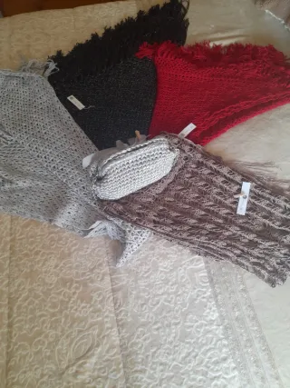 Chal tejido varios colores