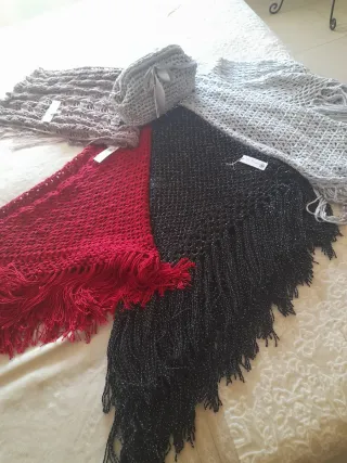 Chal tejido varios colores