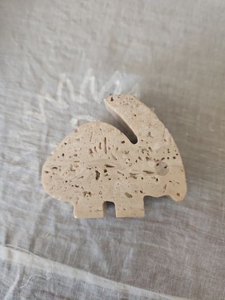 Scultura coniglio travertino Made in Italy