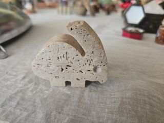 Scultura coniglio travertino Made in Italy