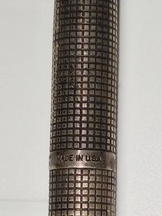 Pluma Parker años 50 de plata y oro 14k.