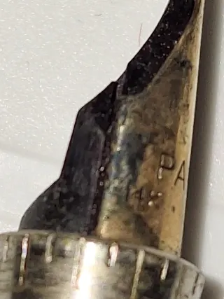 Pluma Parker años 50 de plata y oro 14k.