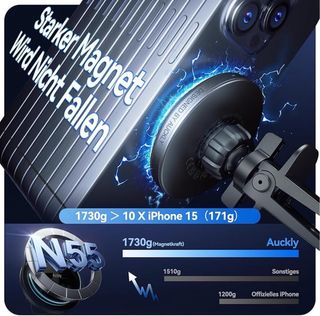 Caricatore Magsafe Auto Auckly 15W NUOVO